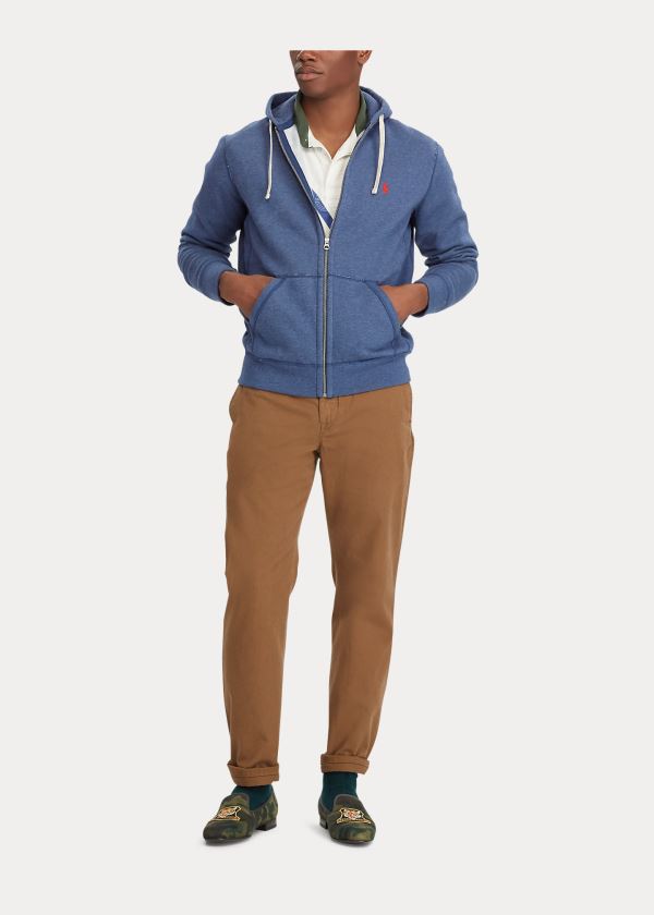 Pantalones Chinos Polo Ralph Lauren Hombre Marrom - Classic Fit Cotton - TXSNG1730